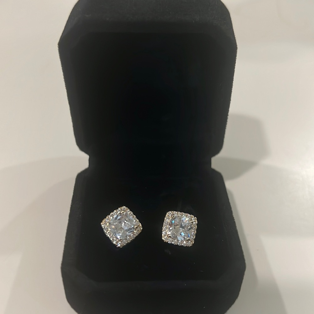 2ct pink diamond earrings